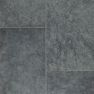 Grey Tile Effect Anti-Slip Vinyl Flooring For DiningRoom LivingRoom, 2mm Cushion Backed Vinyl Sheet 