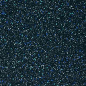Black Speckled Effect Non-Slip Contract Commercial Vinyl Flooring for Usage in Restaurants Kitchens, Gyms, & Hospitals with 2.2mm Thickness