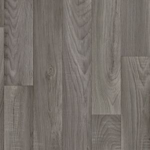 Wood Effect Grey Anti-Slip Vinyl Flooring For LivingRoom, Kitchen, 3.8mm Vinyl Sheet