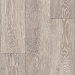 Light Brown Wood Effect Anti-Slip Vinyl Flooring For LivingRoom, Kitchen, 2.8mm Cushion Backed Vinyl
