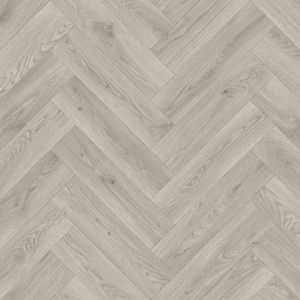 IVC Herringbone Grey Oak Wood Effect Vinyl Lino Flooring