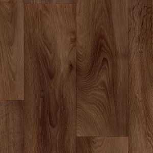 Brown Anti-Slip Wood Effect Vinyl Flooring For LivingRoom, Kitchen, 3.8mm Vinyl Sheet