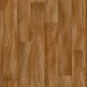 606M Golden Oak Wood Effect Vinyl Flooring