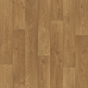 Beige Wood Effect Anti-Slip Vinyl Flooring for Contract Commercial Usage in Restaurants Kitchens, Gyms, & Hospitals with 2.0mm Thickness